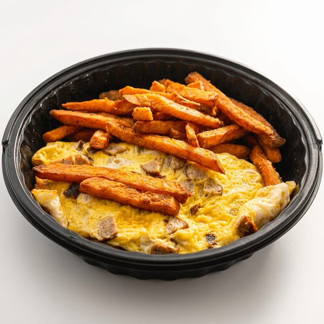 Ham, Bacon or Sausage Omelette.