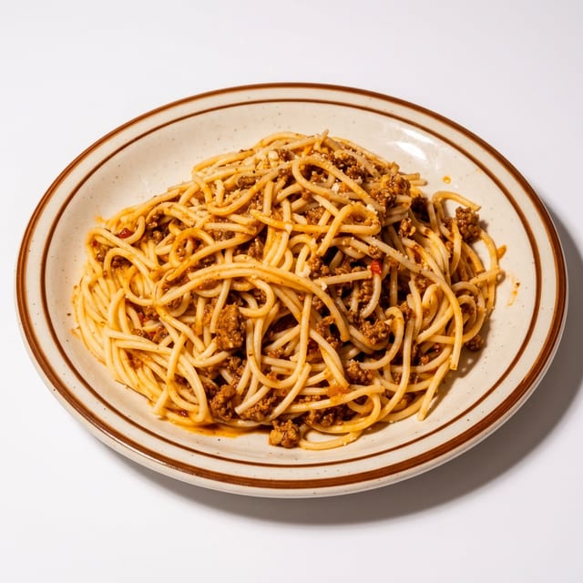 Spaghetti with Meat Sauce.