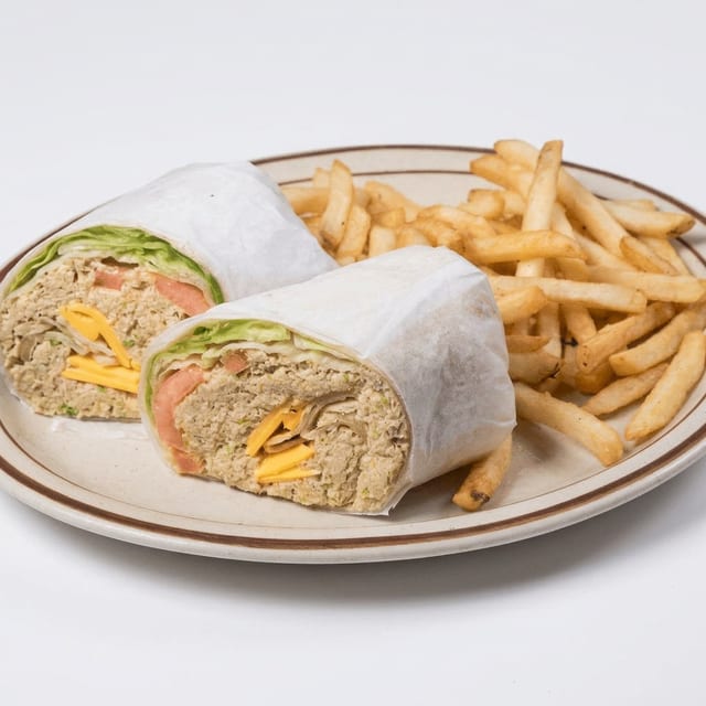 Deli Style Tuna Wrap.